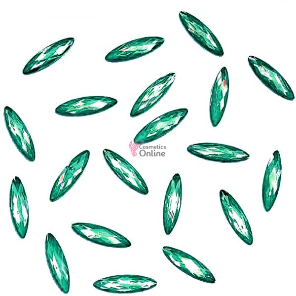 Cristale pentru unghii Marquise, 4 bucati Cod MQ002 Green